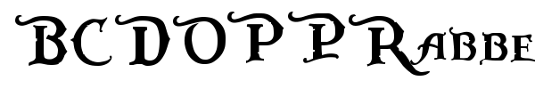Pieces of Eight font preview